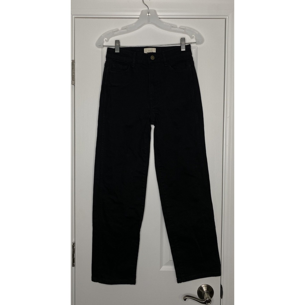 Sezane Black Straight Leg Jeans